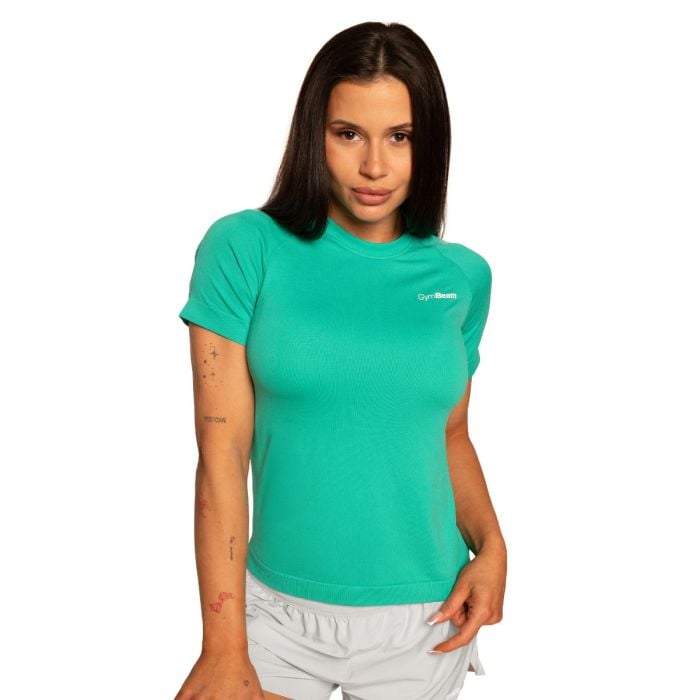 Tricou de alergare pentru femei Pulse X Green - GymBeam M
