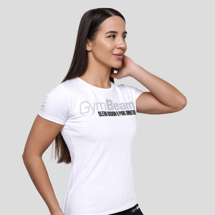 Tricou pentru femei Pure Ambition White - GymBeam M