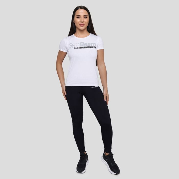 Tricou pentru femei Pure Ambition White - GymBeam M