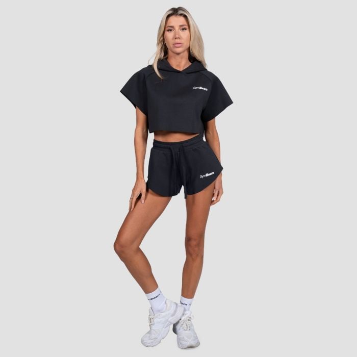 Pantaloni scurți pentru femei Relay Black - GymBeam M