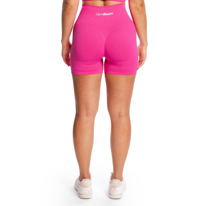 Pantaloni scurți pentru femei Sculpt Seamless Rose - GymBeam M