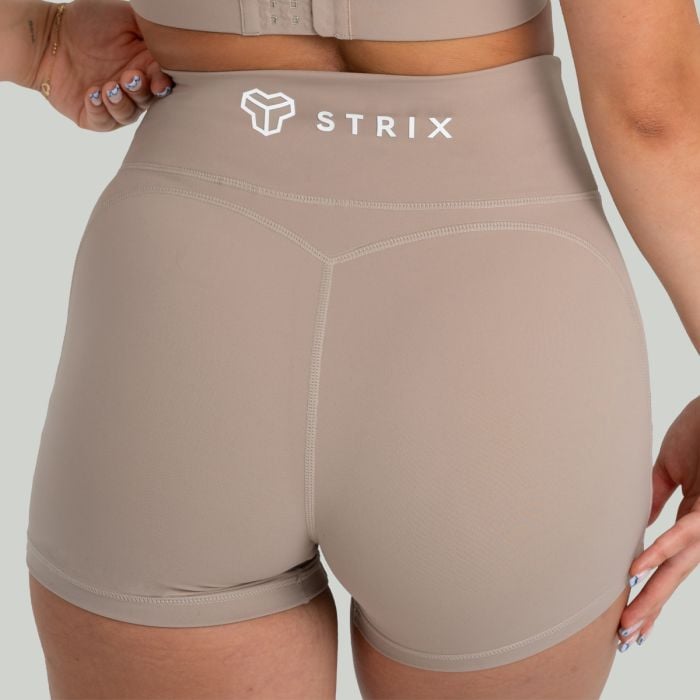 Pantaloni scurți pentru femei Taupe - STRIX XS