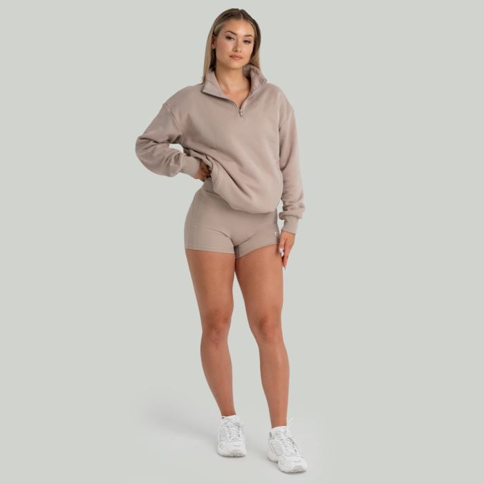Pantaloni scurți pentru femei Taupe - STRIX XS