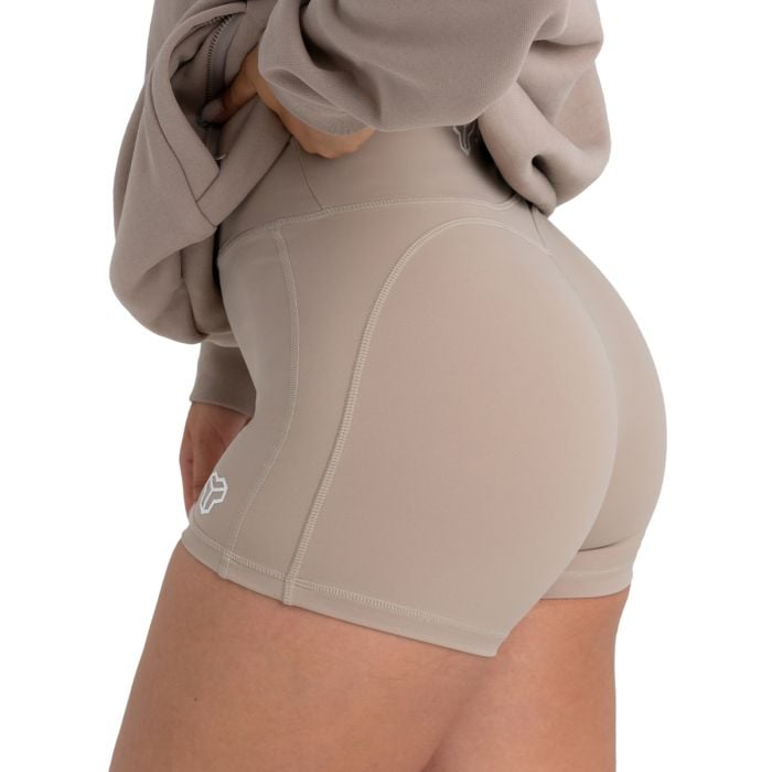 Pantaloni scurți pentru femei Taupe - STRIX XS