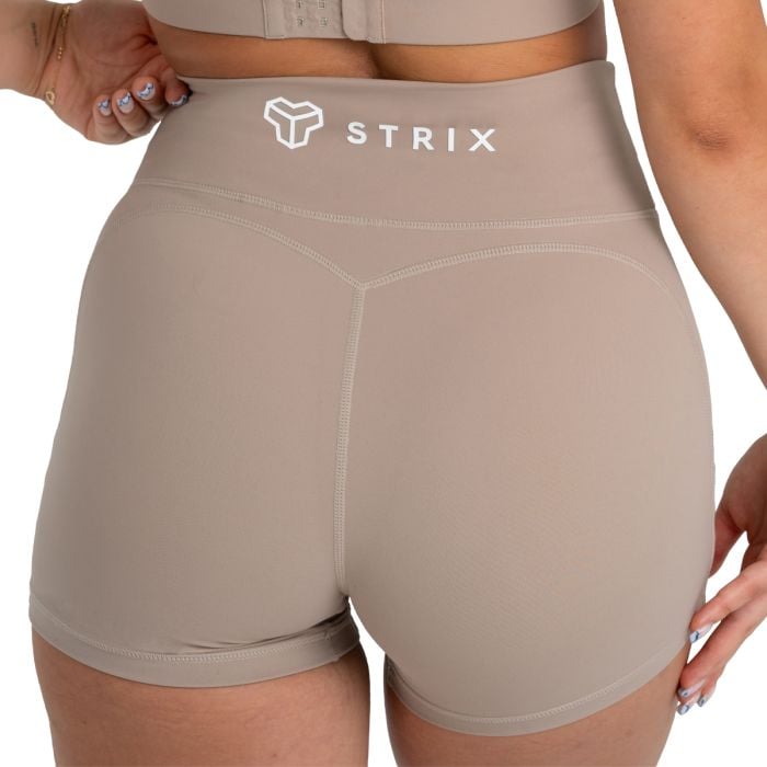 Pantaloni scurți pentru femei Taupe - STRIX XS