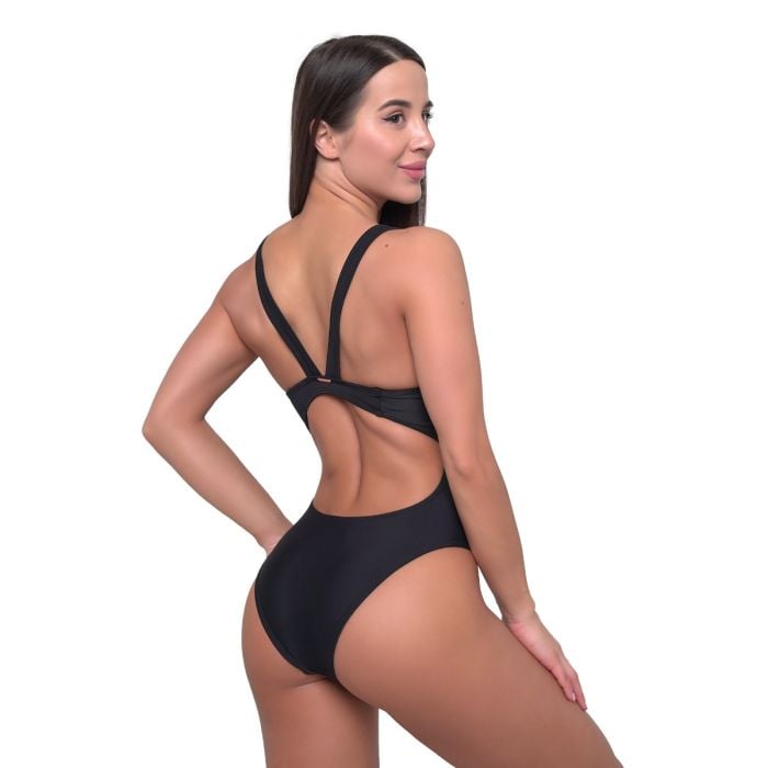 Costum de baie sport Black - GymBeam S