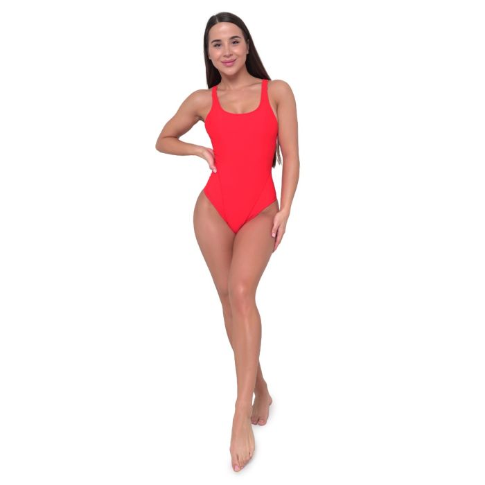 Costum de baie sport Red - GymBeam L