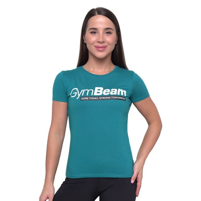 Tricou pentru femei Strong Tomorrow Blue - GymBeam XXL