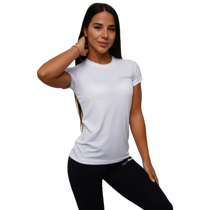 Tricou pentru femei TRN White - GymBeam L - alb