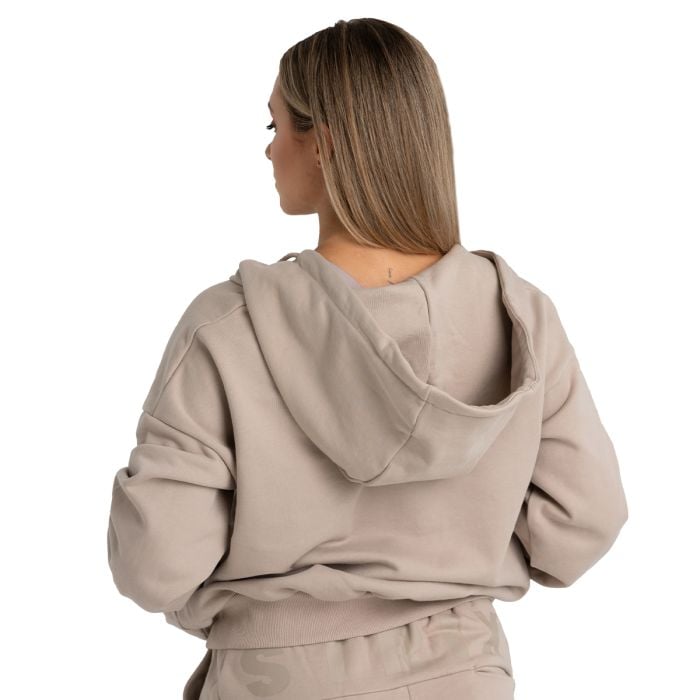 Hanorac pentru femei Zip Taupe - STRIX L