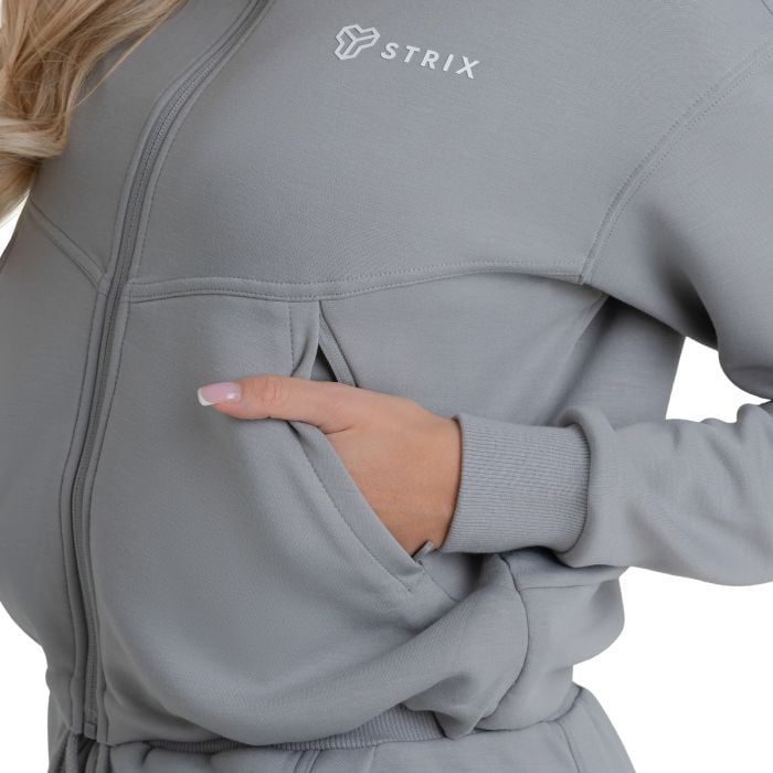Hanorac pentru femei ZOA Zip-Up Smoke - STRIX XL