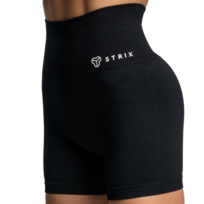 Pantaloni scurți pentru femei Seamless Black - STRIX M