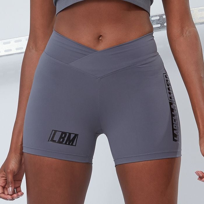 Pantaloni scurți pentru femei Essentials Grey - LABELLAMAFIA