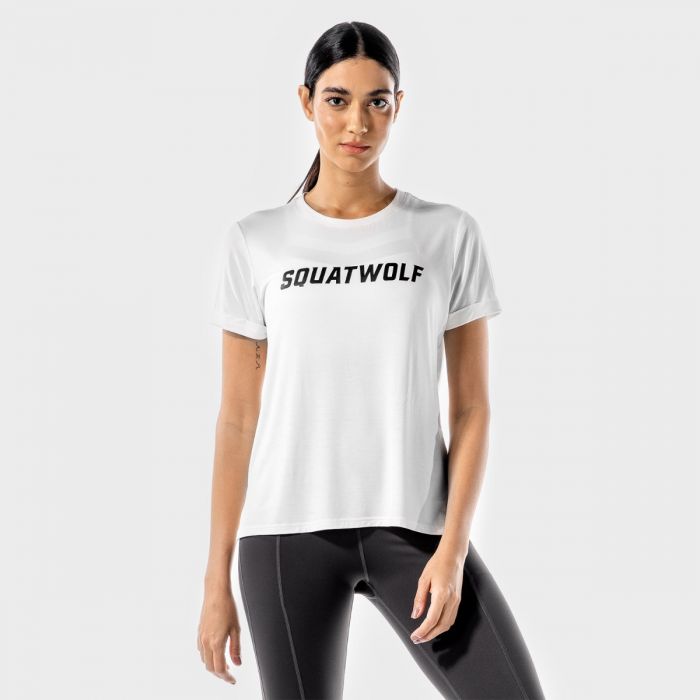 Tricou pentru femei Iconic White - SQUATWOLF