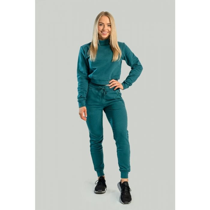 Pantaloni sport pentru femei Essential Deep Teal - STRIX XL