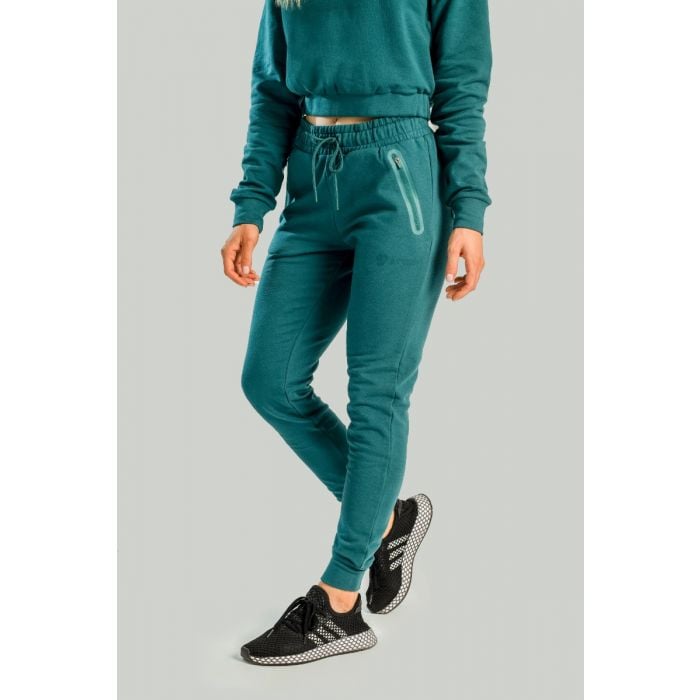 Pantaloni sport pentru femei Essential Deep Teal - STRIX XL