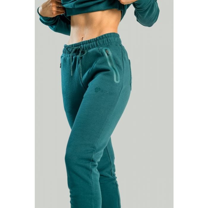 Pantaloni sport pentru femei Essential Deep Teal - STRIX XL