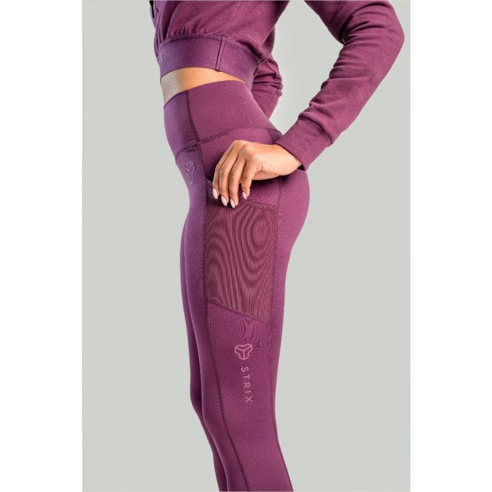 Colanți pentru femei Essential Plum - STRIX XL