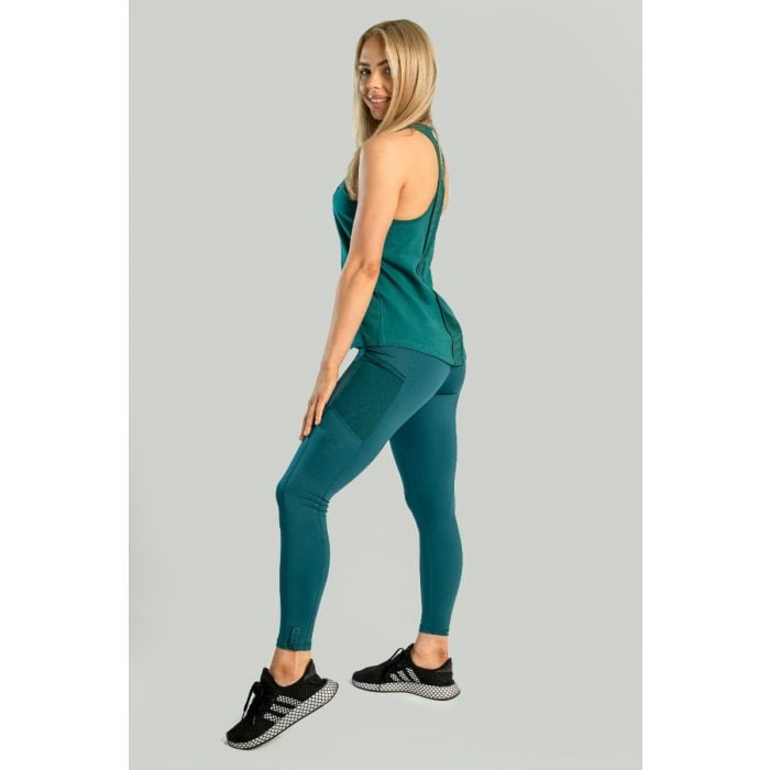 Maiou pentru femei Essential Tank Deep Teal - STRIX S