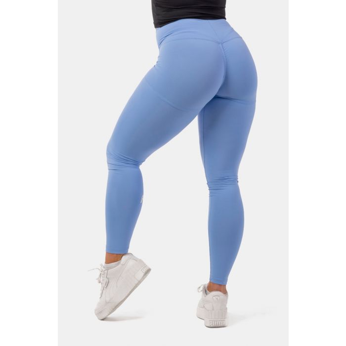 Colanți pentru femei Active High Waist Smart Pocket Light Blue - NEBBIA XS