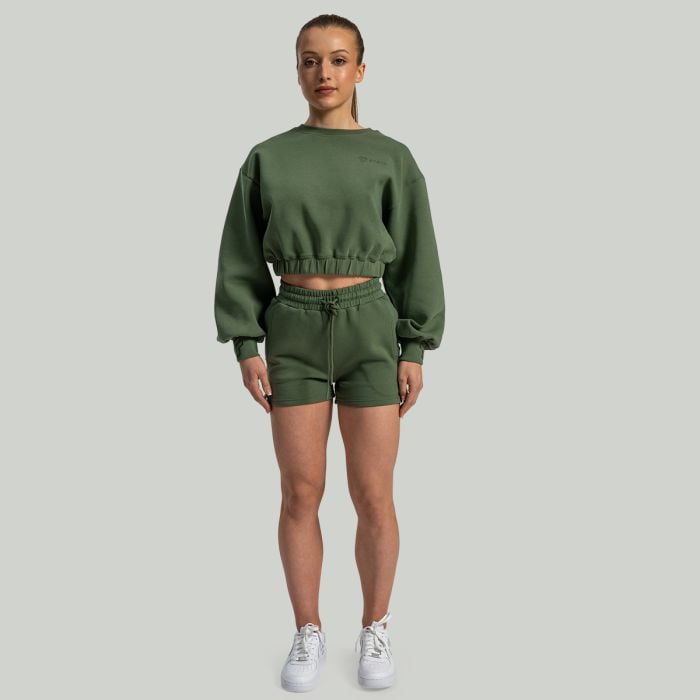 Pantaloni scurți pentru femei Lunar Cedar Green - STRIX S