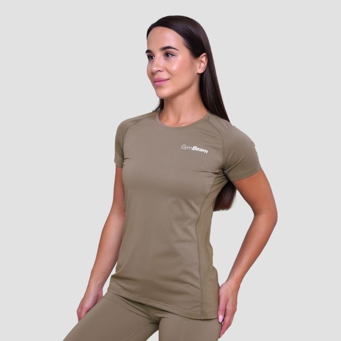 Tricou de alergare pentru femei Pulse Vetiver - GymBeam L