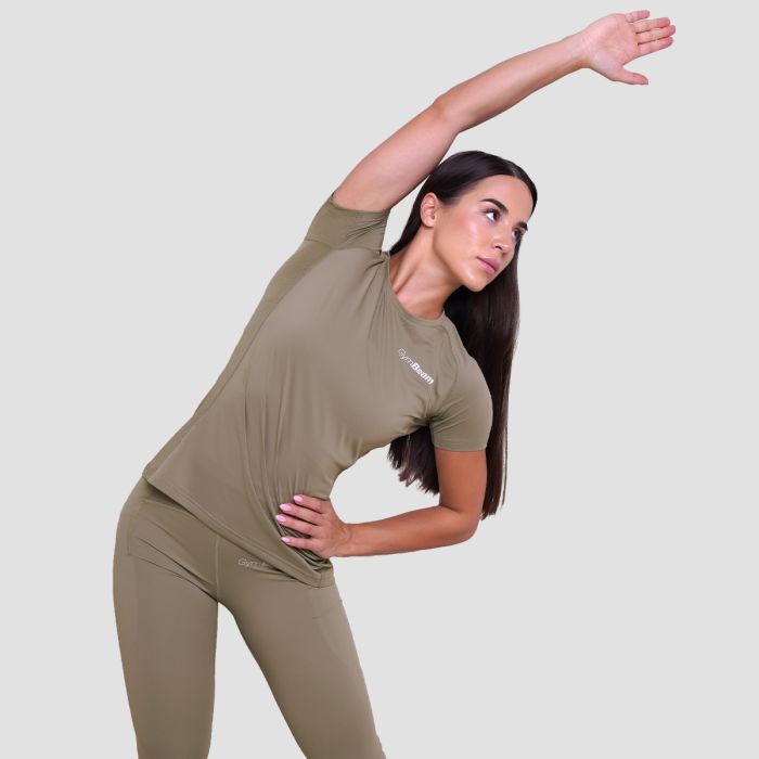 Tricou de alergare pentru femei Pulse Vetiver - GymBeam L