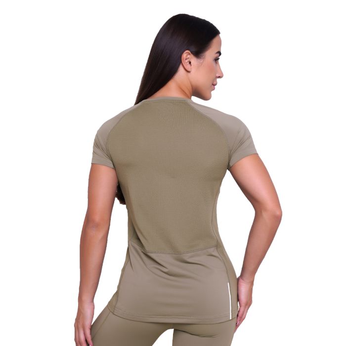 Tricou de alergare pentru femei Pulse Vetiver - GymBeam L
