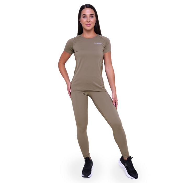 Tricou de alergare pentru femei Pulse Vetiver - GymBeam L