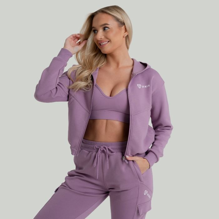 Hanorac pentru femei ZOA Zip-Up Orchid - STRIX XL
