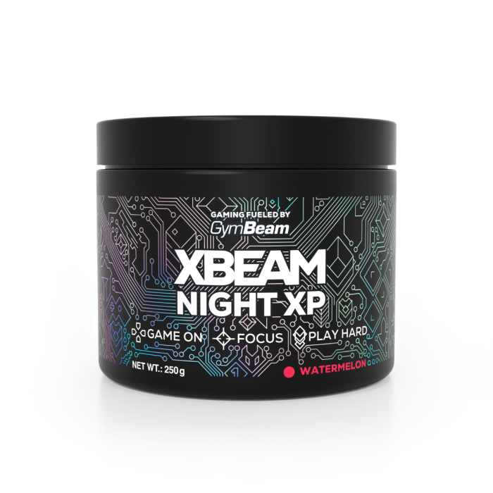 XBEAM Night XP - GymBeam 250 g - pepene roșu