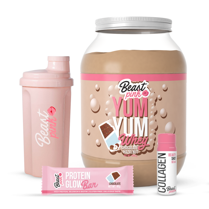 Yum Yum Whey - BeastPink 1000 g - caramel biscuit
