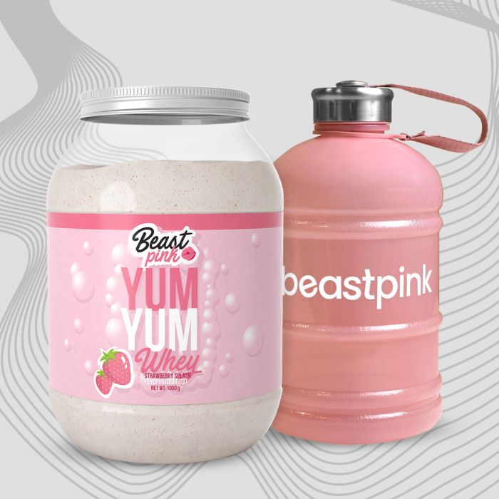 Yum Yum Whey - BeastPink 1000 g - caramel biscuit