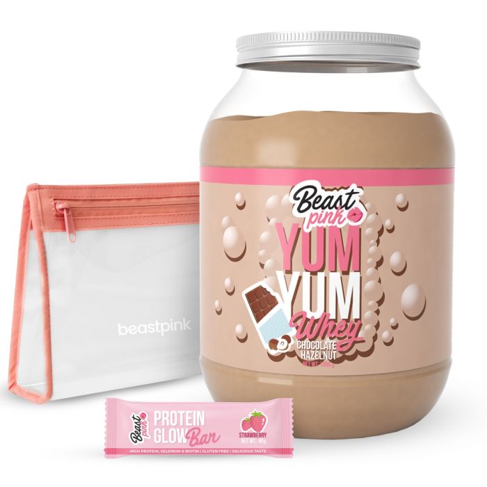 Yum Yum Whey - BeastPink 1000 g - caramel biscuit