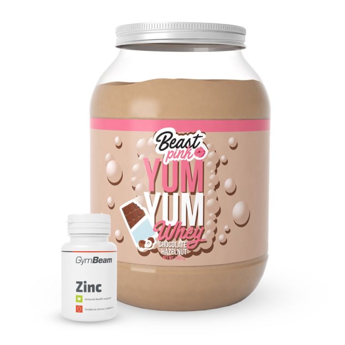 Yum Yum Whey - BeastPink 1000 g - caramel biscuit