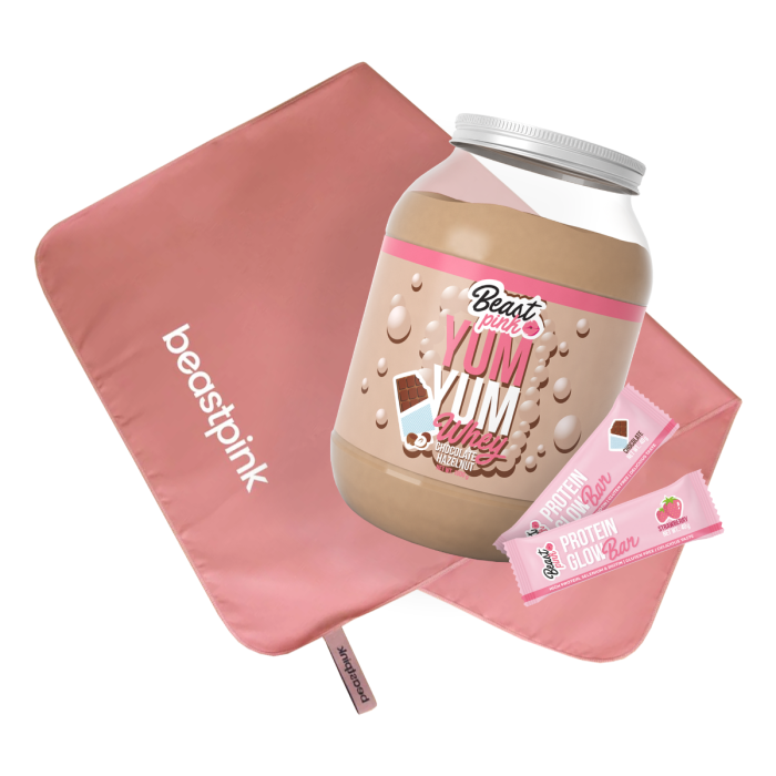 Yum Yum Whey - BeastPink 1000 g - caramel biscuit