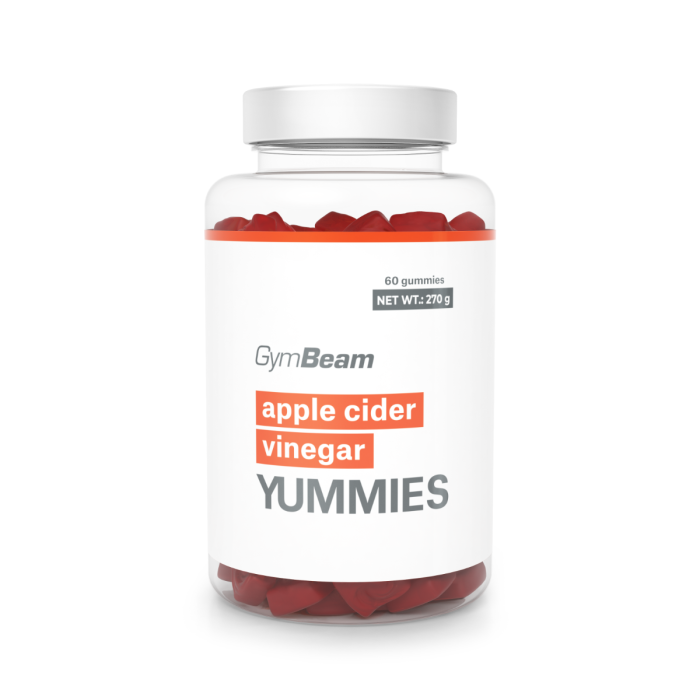 Oțet din cidru de mere Yummies - GymBeam 60 caps.