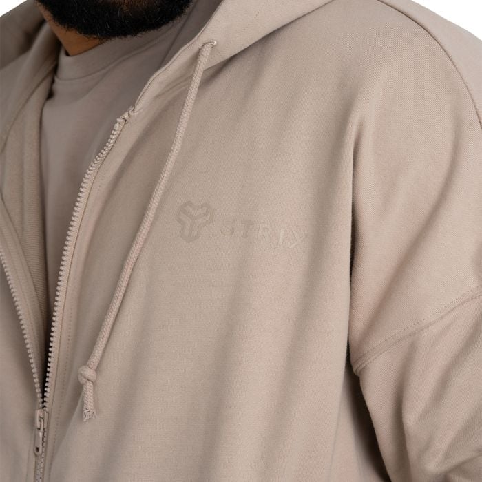 Hanorac Zip Taupe - STRIX L