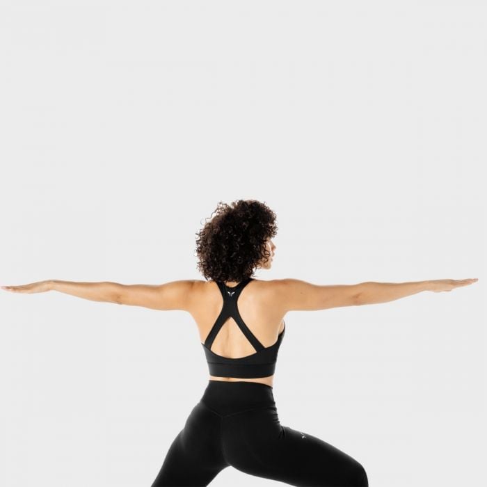 Sutien sport Zip Up Black - SQUATWOLF L