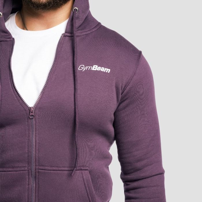 Hanorac Zipper Hoodie Obsidian - GymBeam XXL