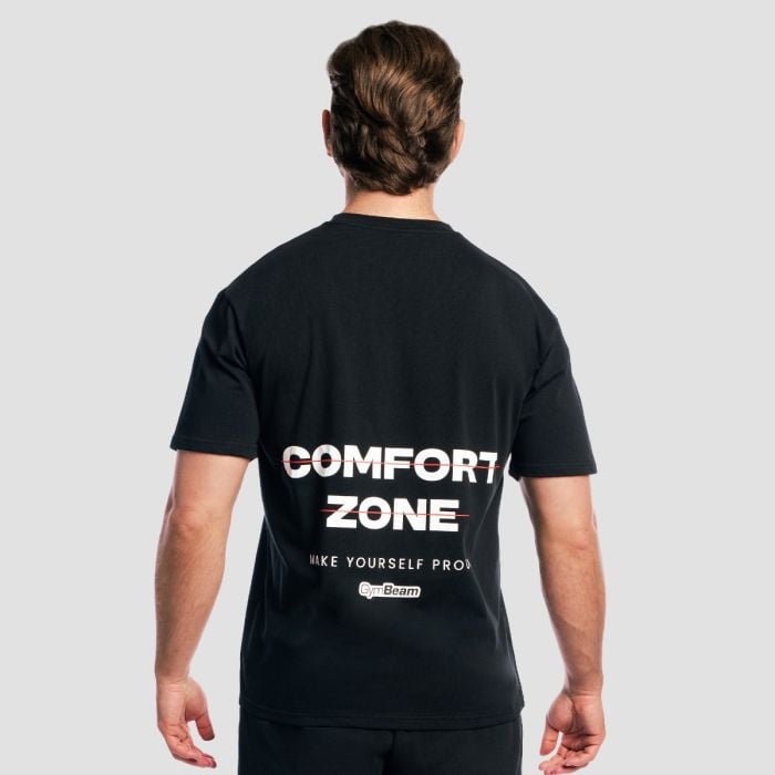 Tricou Zone Black - GymBeam L