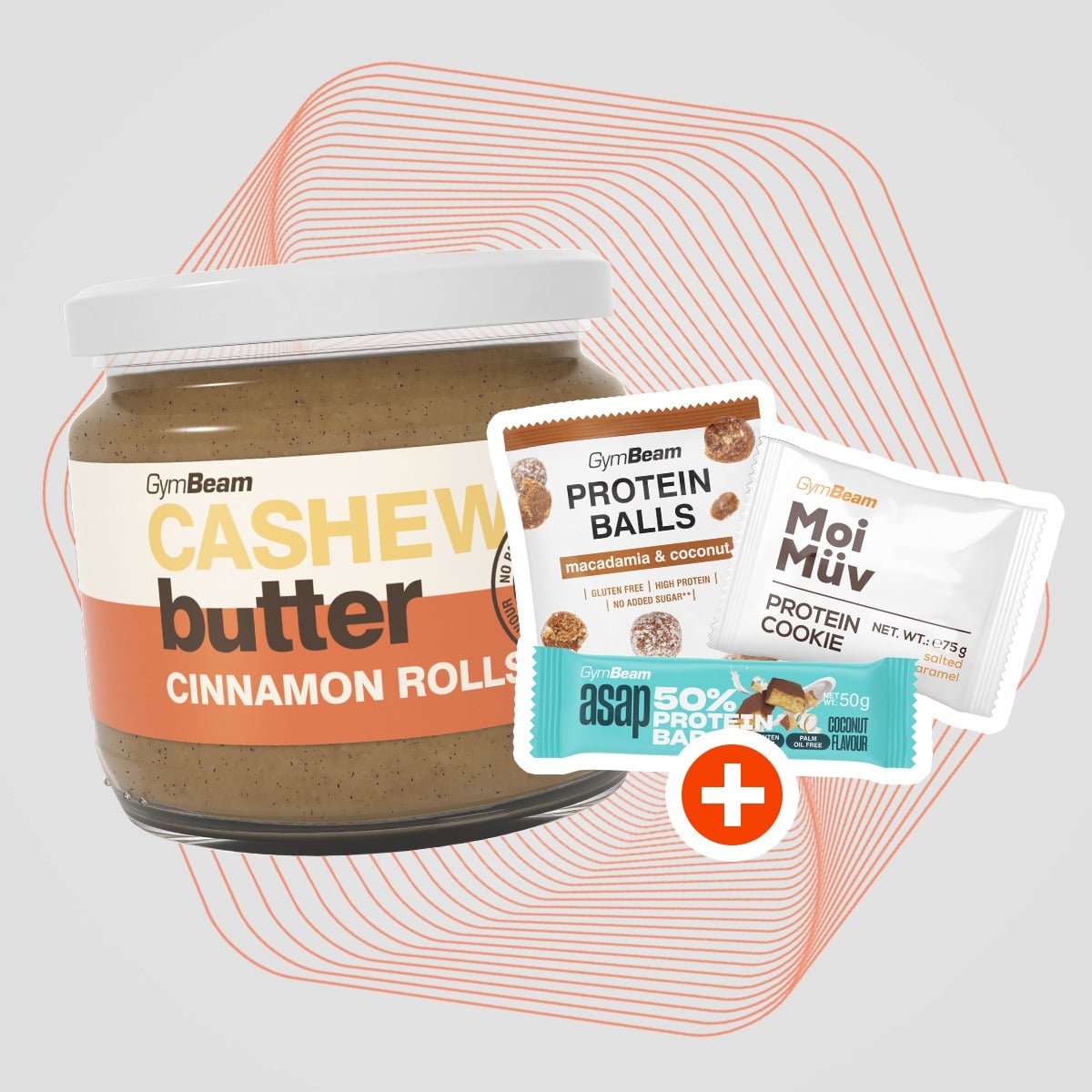 Unt de caju - Cinnamon rolls - GymBeam + cadouri 