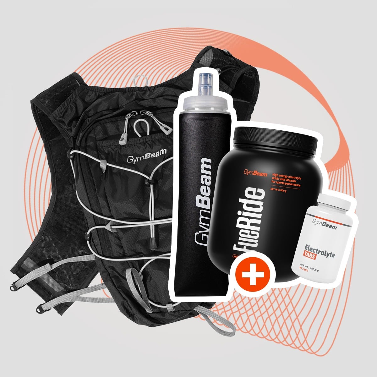 Rucsac de alergare Hydropack ProPace - GymBeam + cadouri 
