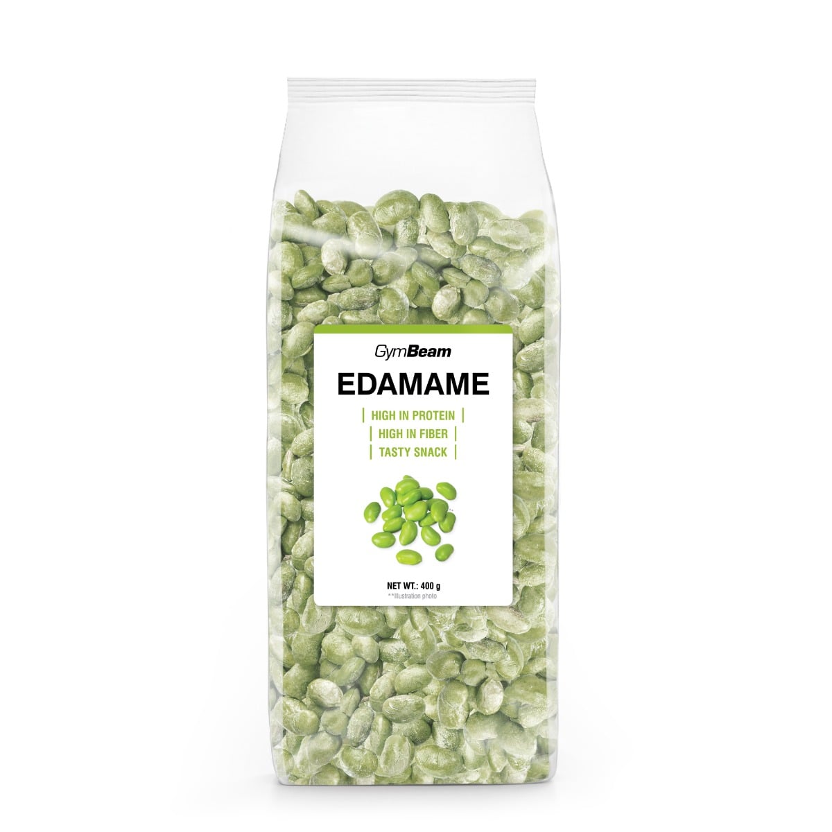 Edamame - Boabe de soia prăjite și sărate - Gymbeam