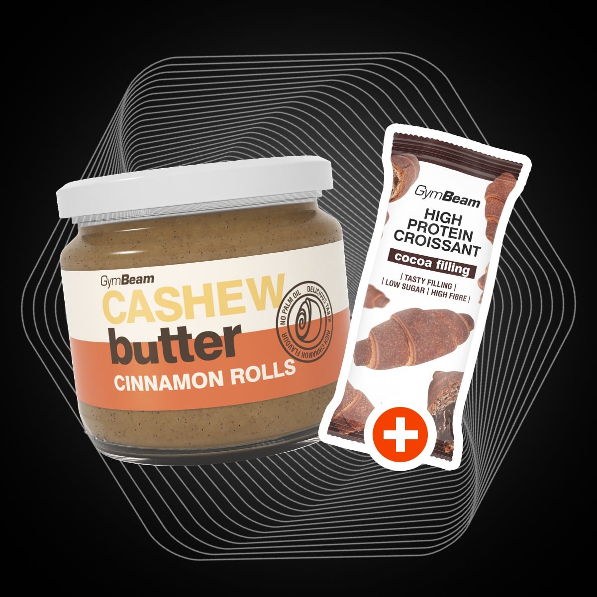 Unt de caju - Cinnamon rolls - GymBeam + cadou