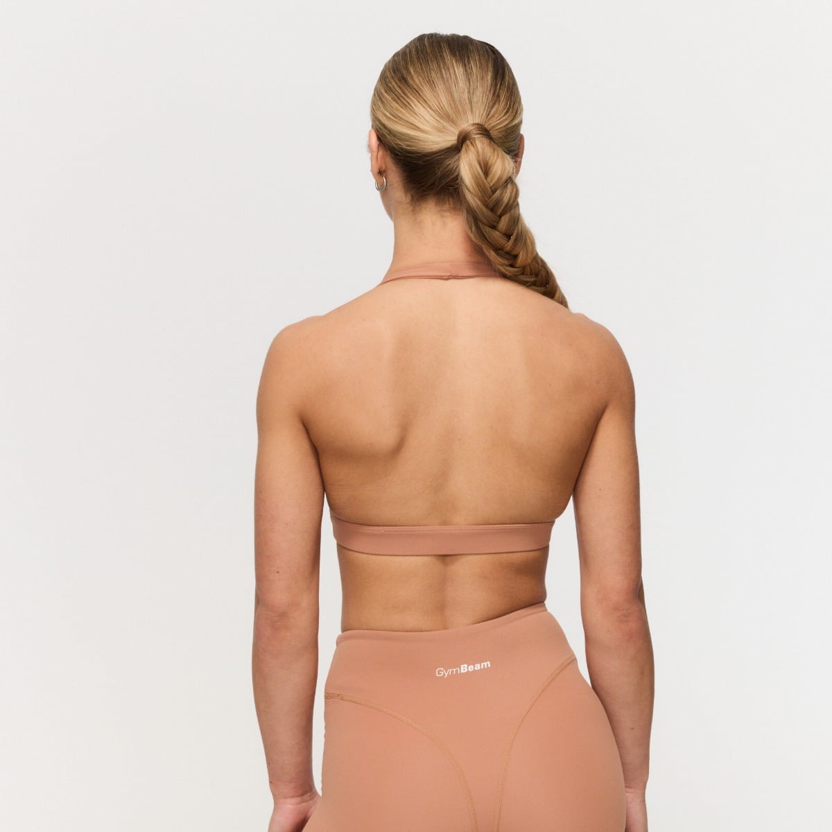Sutien sport Fierce Halter Caramel - GymBeam