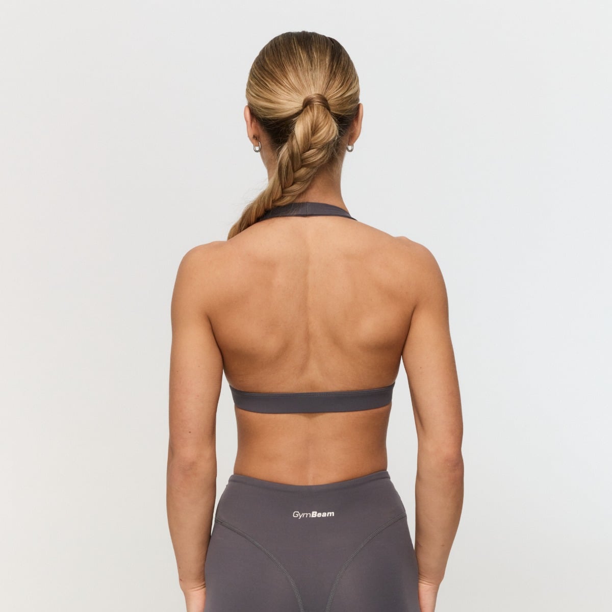Sutien sport Fierce Halter Grey - GymBeam