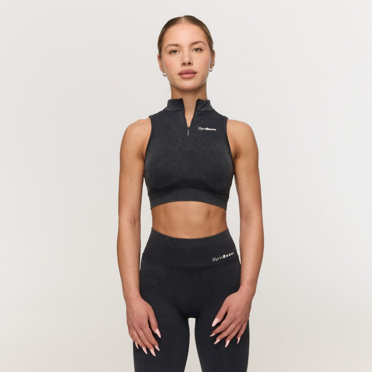 Sutien sport Fierce Seamless Dark Grey - GymBeam