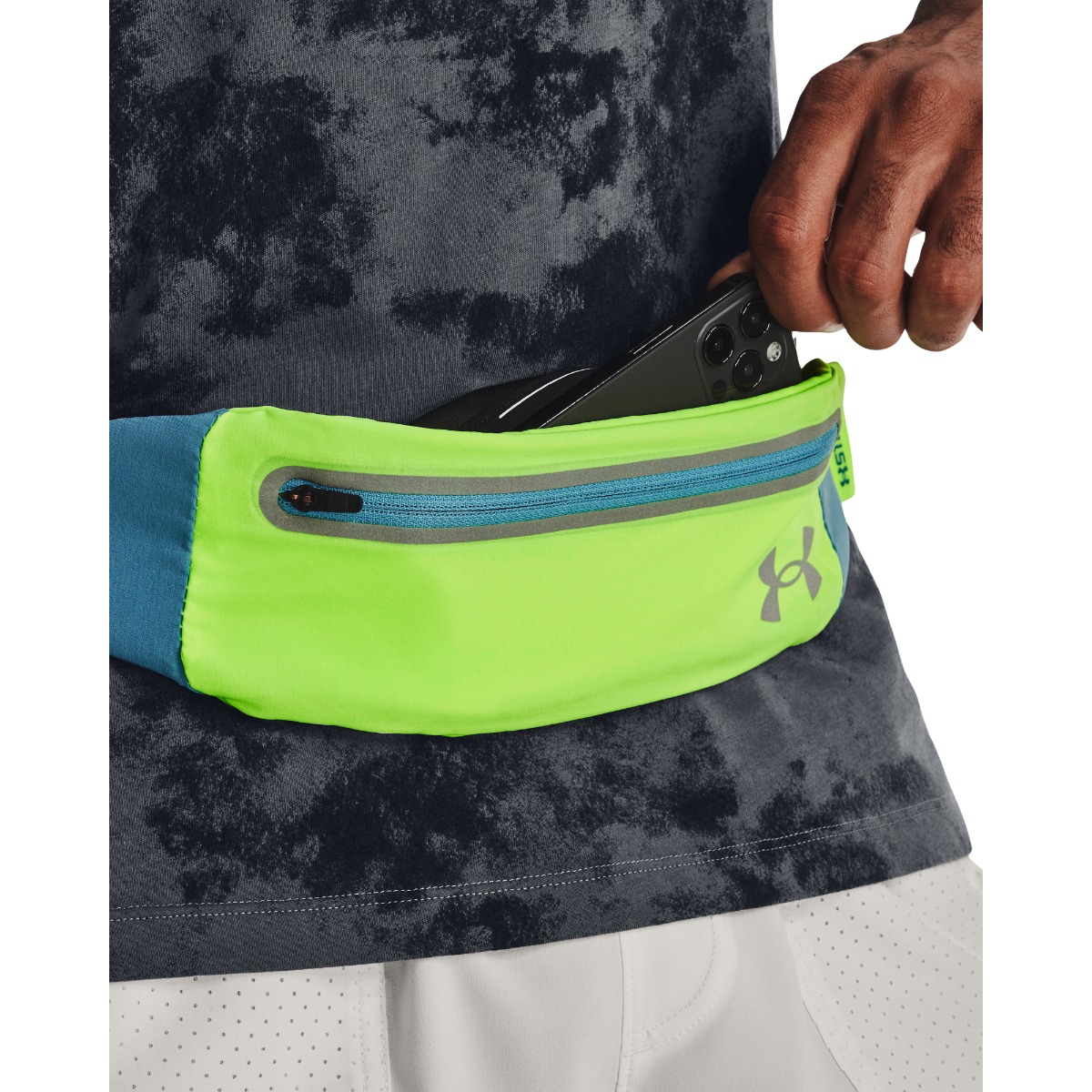 Under Armour Flex Speedpocket Run Belt Green/Blue