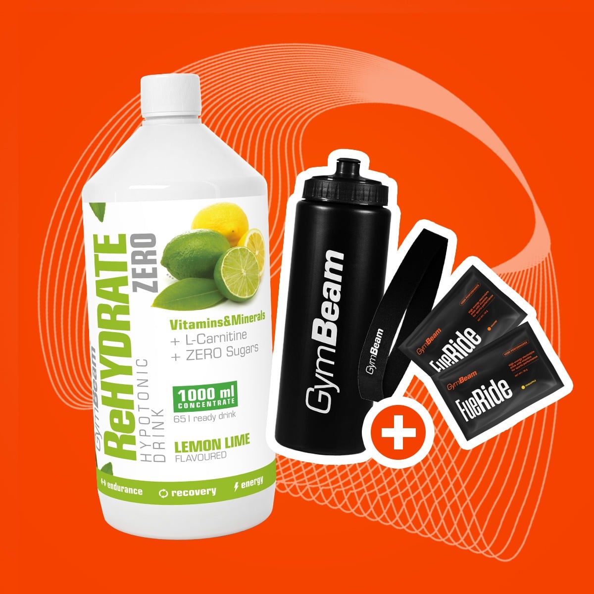 Băutură ionică ReHydrate - GymBeam + cadouri 